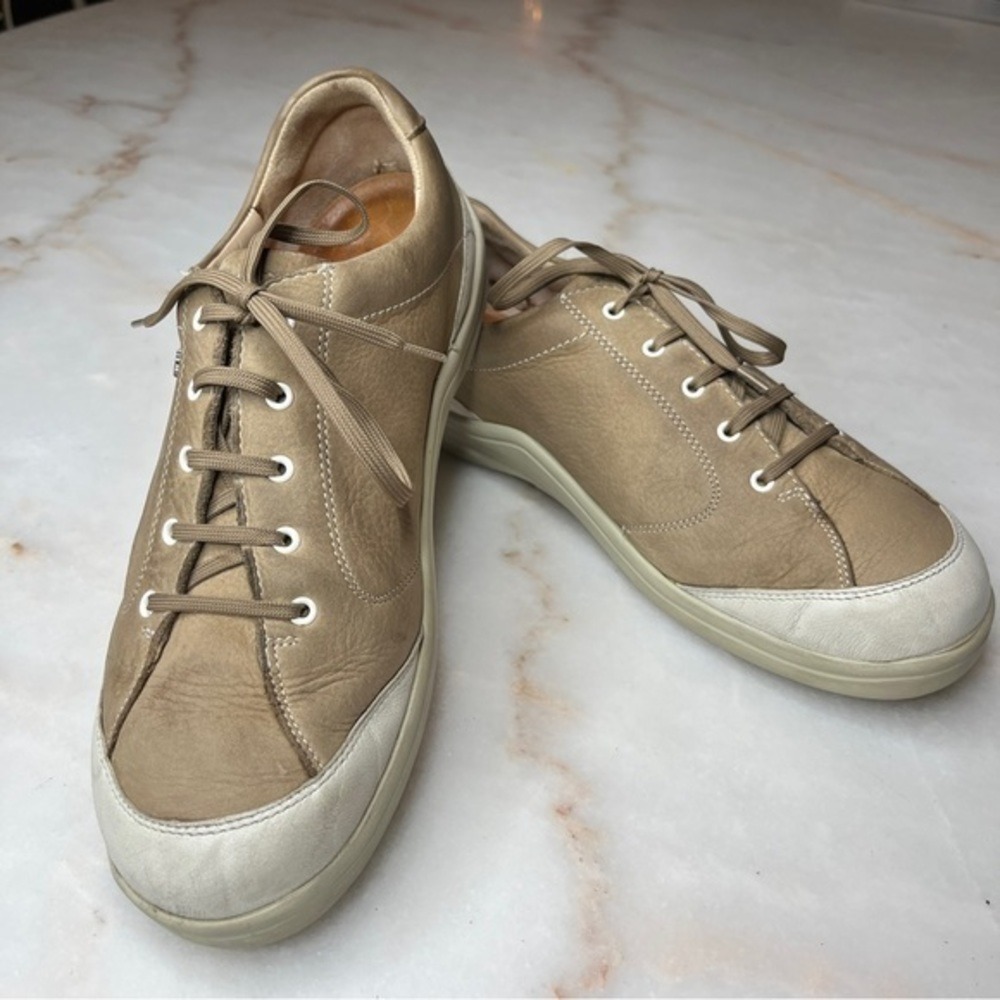 Finn Comfort Cusco Stone Nubuck Soft Footbed Sz 40‎ US 9 Walking Shoe